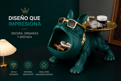 FIGURA DECORATIVA PREMIUM CON BANDEJA ORGANIZADORA