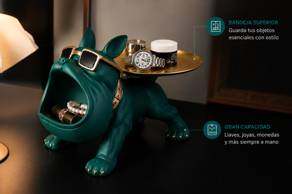 FIGURA DECORATIVA PREMIUM CON BANDEJA ORGANIZADORA