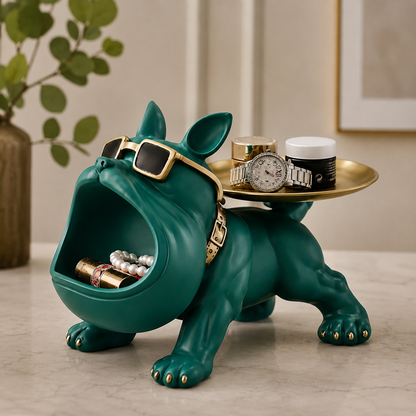 FIGURA DECORATIVA PREMIUM CON BANDEJA ORGANIZADORA